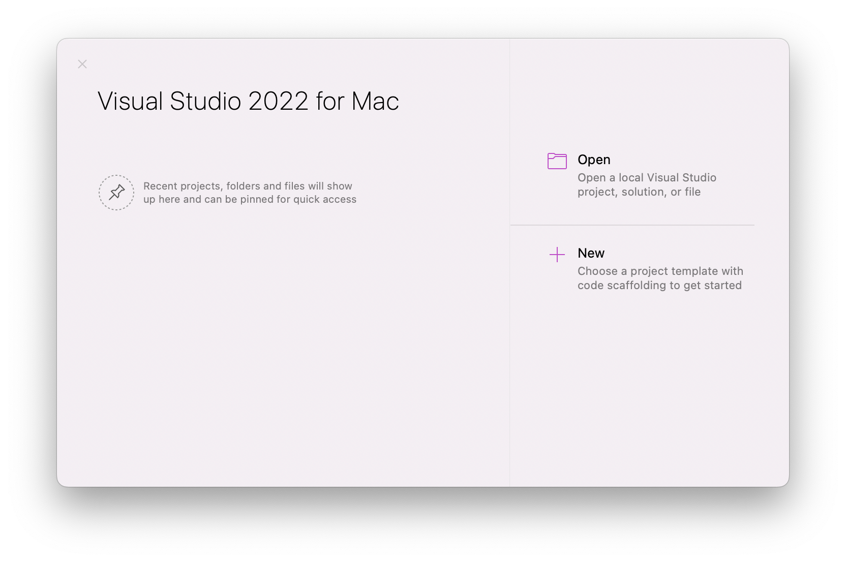 Visual Studio 2022 for Mac Preview